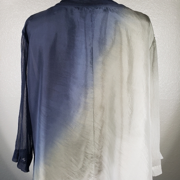 Viviana Uchitel Ombre Mesh Insert XL 100%silk - Picture 7 of 8